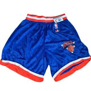 Vintage 90s NOS NWT Champion NBA New York Knicks Jersey Shorts Men's M S USA